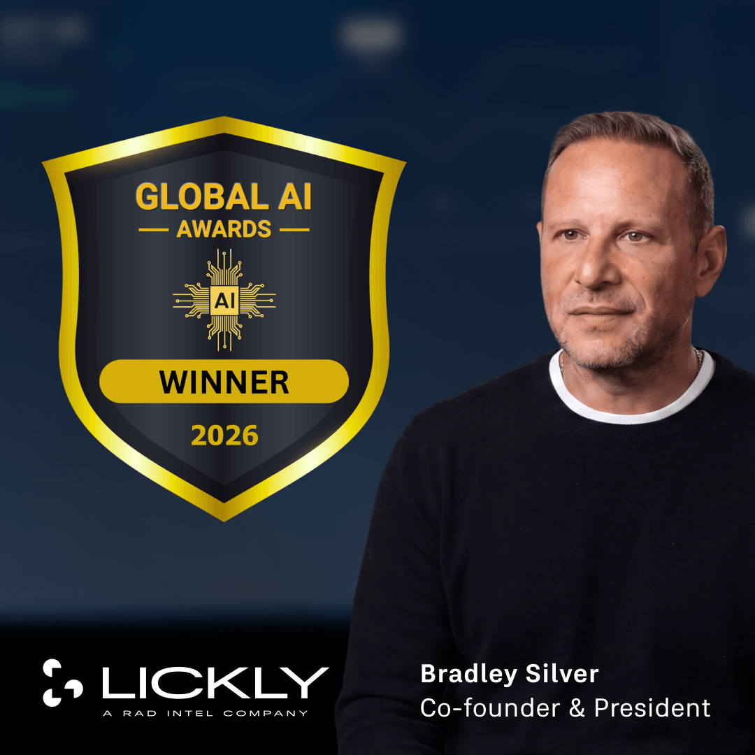 The Global AI Awards Winner badge next to Bradley Silver.