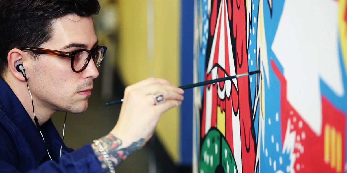 @RicardoCavolo painting on a wall