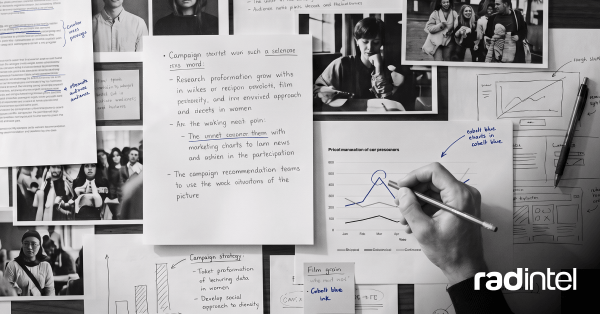 Papers, images, and data on a wall, showing the thinking behind a decision, the assumptions, alternatives, and evidence a person considered.