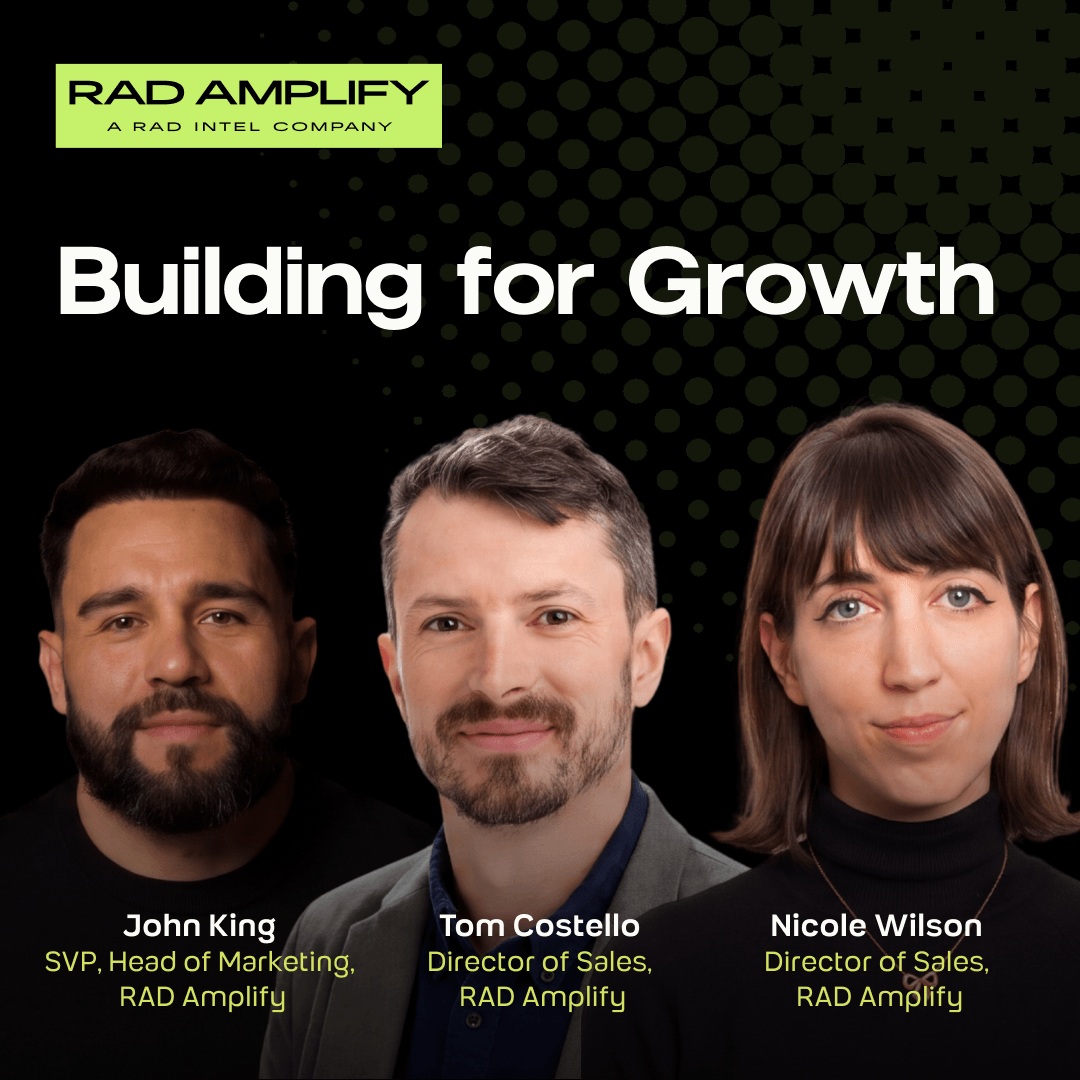 RAD Amplify new leadership hires to expand their growth as a company.