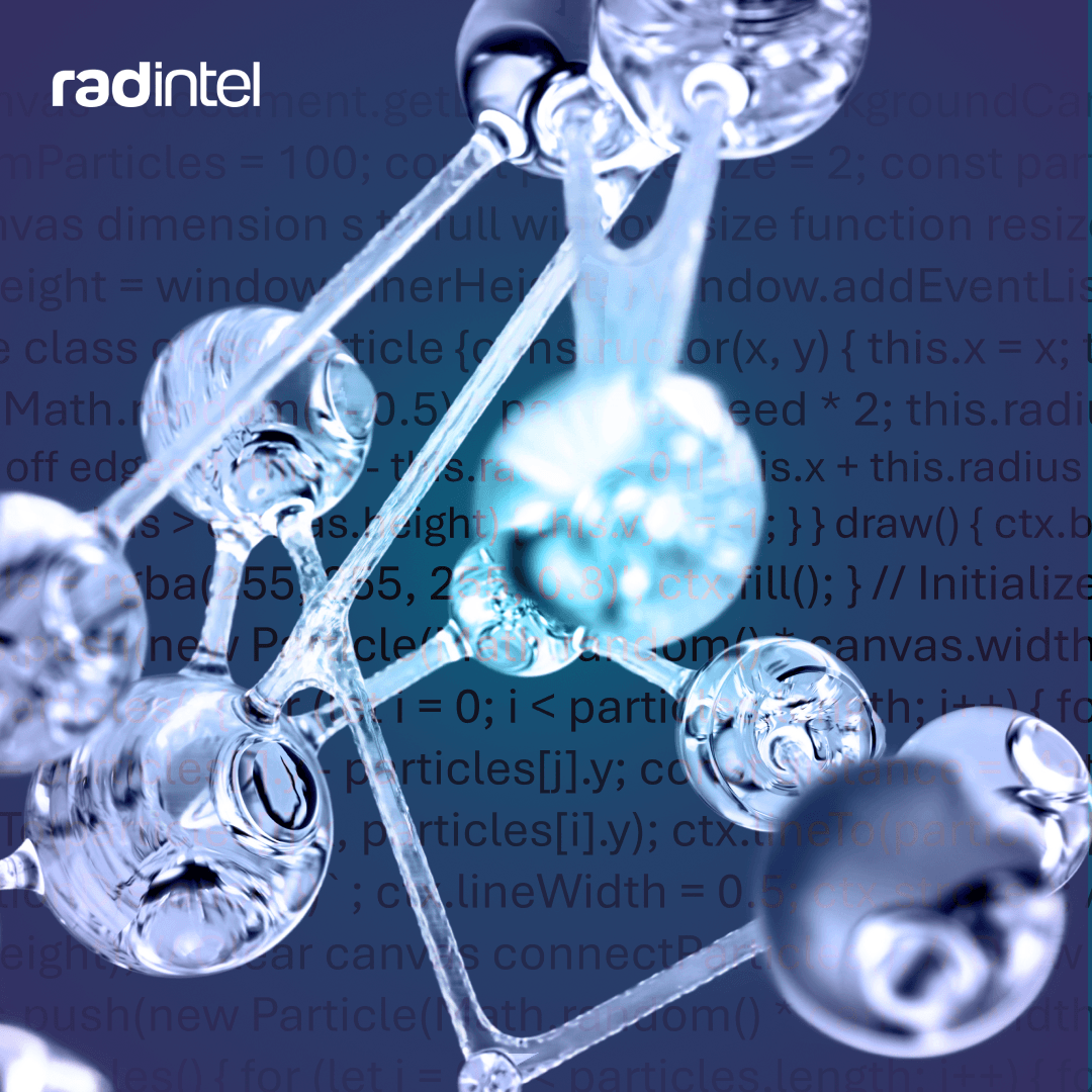 Bubbles connected to represent AI