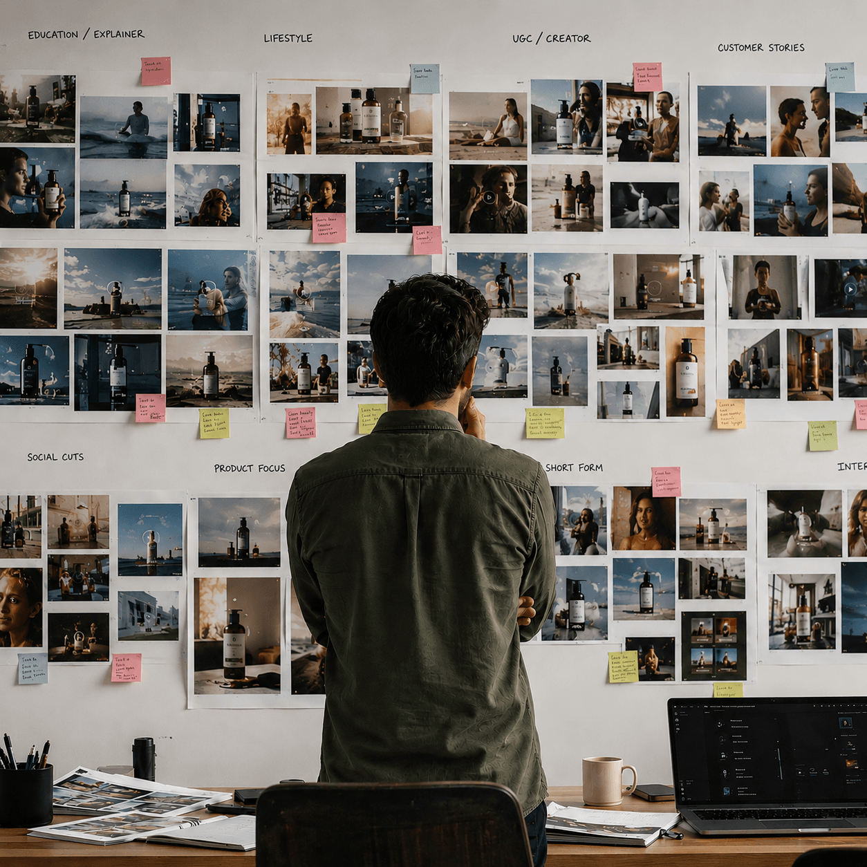 Marketer staring at a wall of AI produced content, wondering which ones he should actually use.