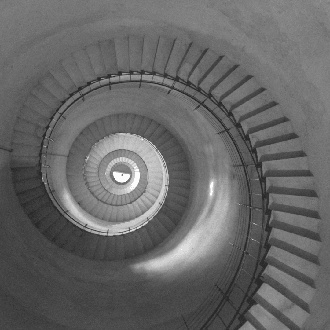 Winding staircase