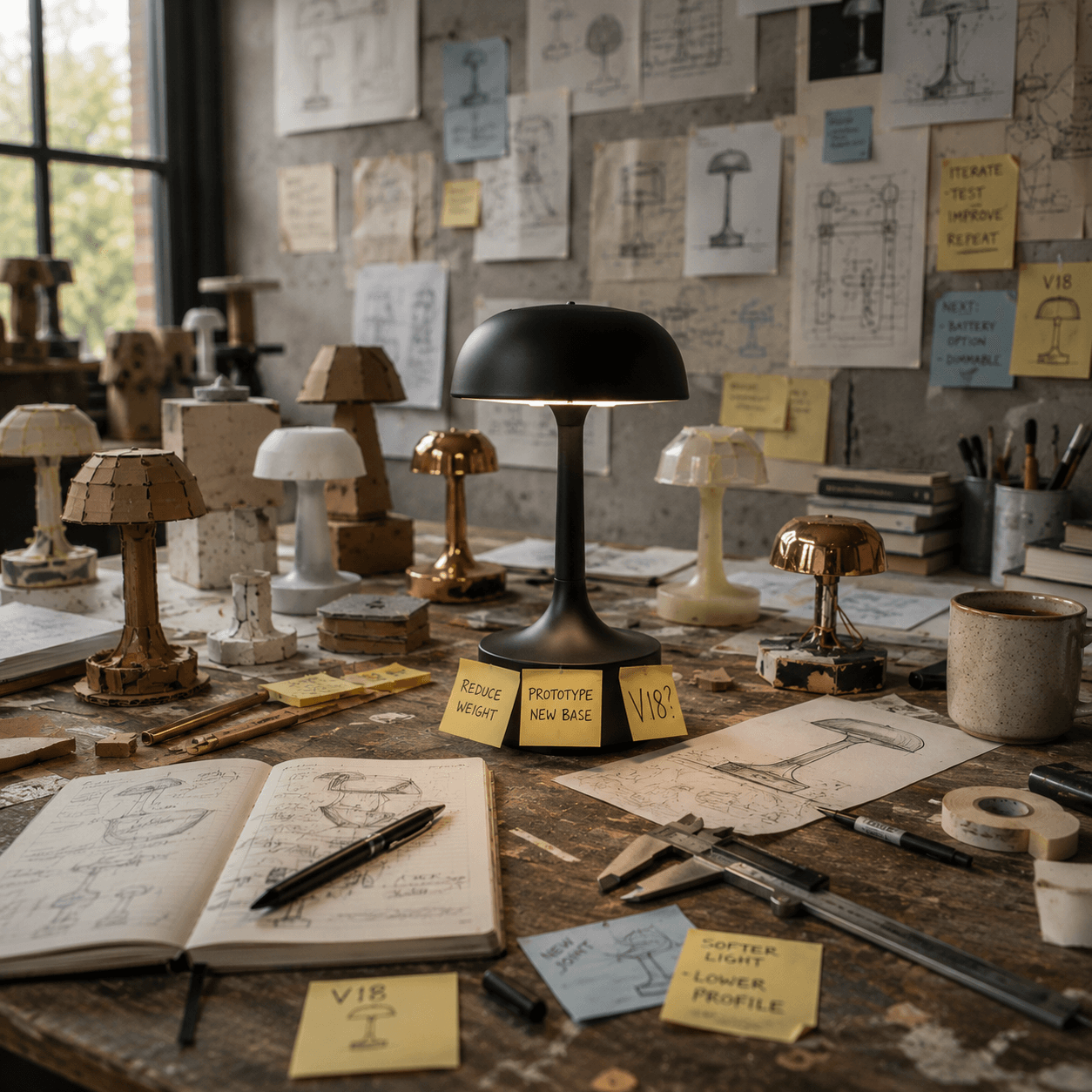 AI generated example of how mistakes are just a path towards going somewhere great when building a business.