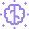 Icon Brain Purple